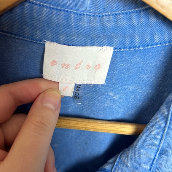 Blue Denim Dress - Size Large - Picture 2 of 3